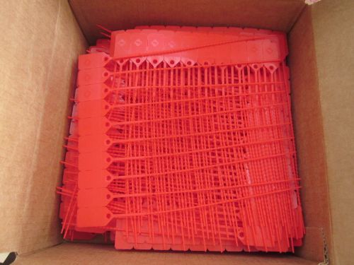 500-fire extinguisher tamper proof &#034;flag&#034; safety seals (red) u.l. approved for sale