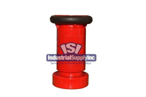 2&#034; npsh fire hose nozzle polycarbonate w/bumber usa for sale