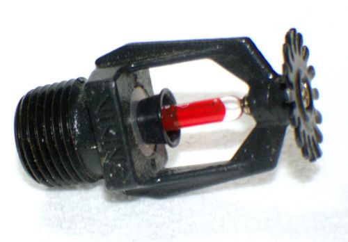 Viking 155*F 1/2&#034; NPT Special Black Pendent Fire Sprinkler head, K=5.6