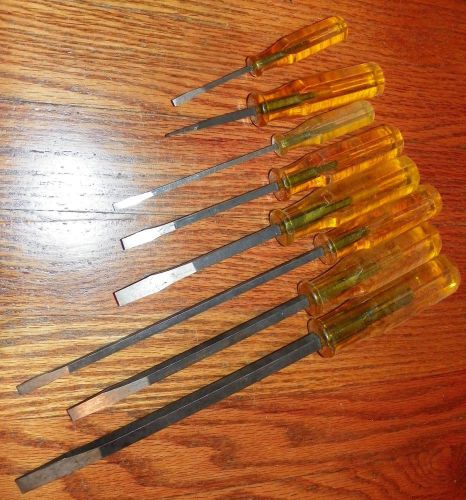 8-pc. square shank slotted screwdriver set for sale