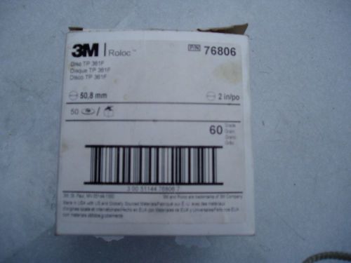 3m roloc sanding discs aluminum oxide 60 grit 2 in dia 76806 for sale