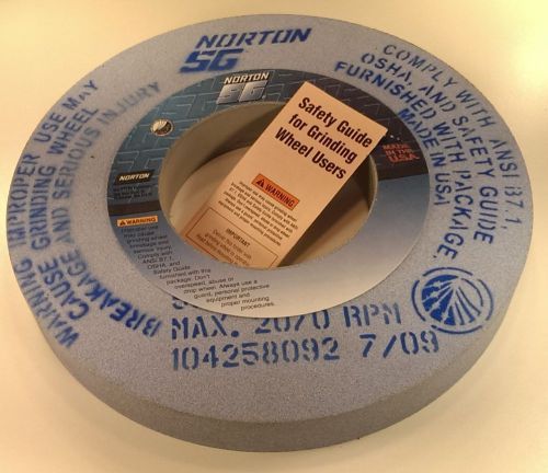 Norton grinding wheel, 12&#034; x 1.5&#034; x 5&#034;, 5sg60-jvs for sale