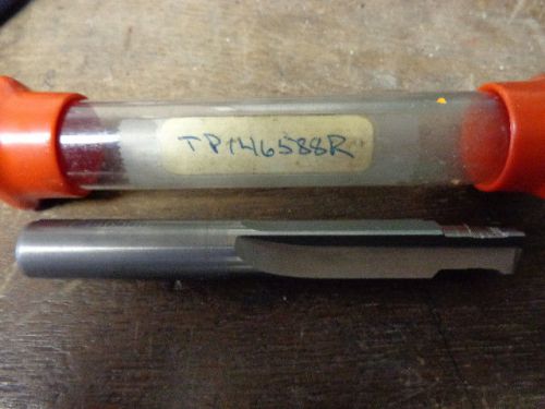 NEW MICRO  CARBIDE TOOL TP146588R 9/16&#034; DIA. X 4 3/8&#034; STEP THRU COOLANT DRILL