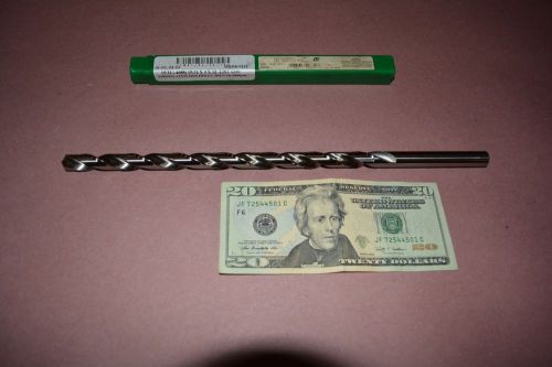 15/32 x 12 OAL HSS Extra Long Drill Bit, Straight Shank PTD