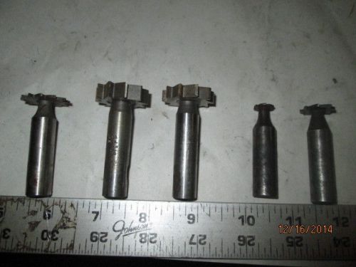 MACHINIST TOOLS LATHE MILL Lot of Woodruff Key Way End Mill Cutters re