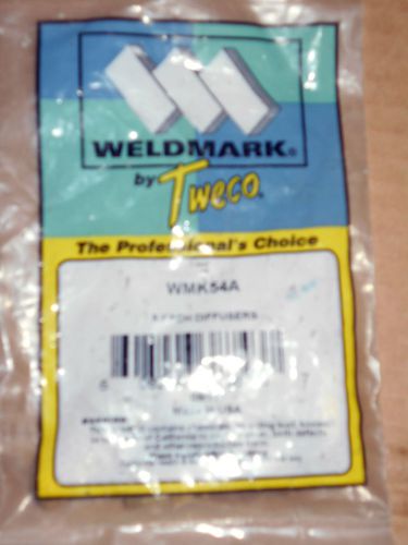 5 PCS NEW, WELDMARK BY TWECO WMK54A DIFFUSERS,THE PROFESIONAL CHOICE (BAG 5 PCS)