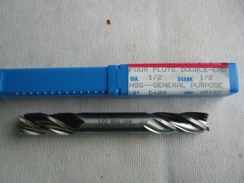 DBL End mill 1/2&#034; HSS