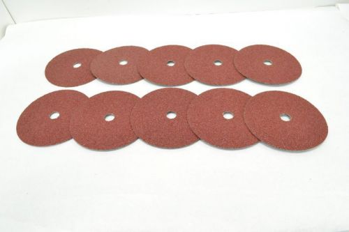 LOT 10 NEW NORTON F826 ABRASIVE GRINDING SHEET 7IN DIAMETER B256015