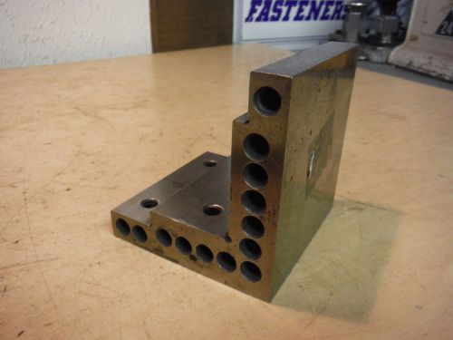 Small machinist steel angle plate grinding milling jig fixture for sale