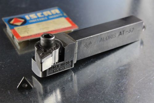 ALORIS ADJUSTABLE SHANK TOOL HOLDER LH RH TURN FACE CHAMFER INDEXABLE + INSERT