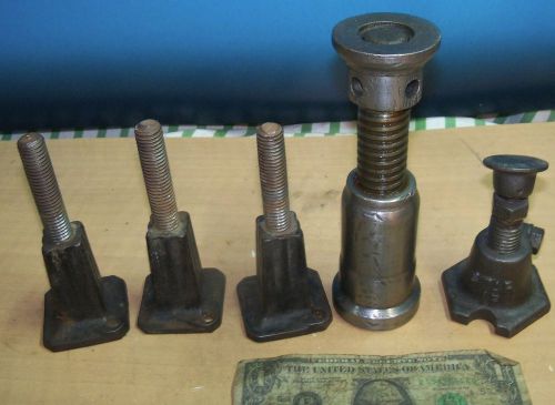 Heavy Duty Adjustable Machinist Screw Jack Lot of 5 small jacks Star 1P