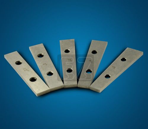 Precision Thin Angle Block 6 Pc 1/2 Degree + 1-5 Degree  by 1 Degree New