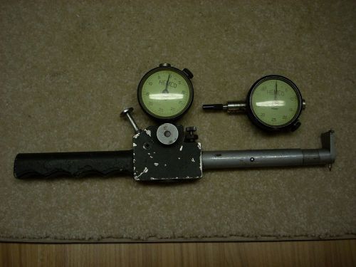 2 HEMCO .0005&#034; DIAL INDICATORS &amp; 1 HEMCO GROOVE GAGE