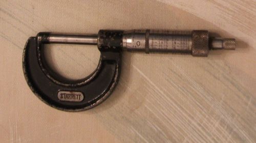 STARRETT 0-1 INCH MICROMETER