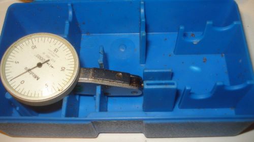 MITUTOYO NO. 513-202 DIAL TEST INDICATOR .030&#034; RANGE  0-15-0   .0005 GRADS