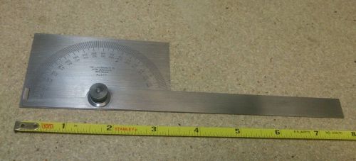 Starrett No. 183 protractor with rectangular head