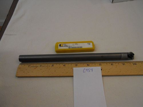 1 NEW TOP NOTCH 5/8&#034;SH. CARBIDE BORING BAR. W/ 5 KENNAMETAL NTP2L INSERT {C957}