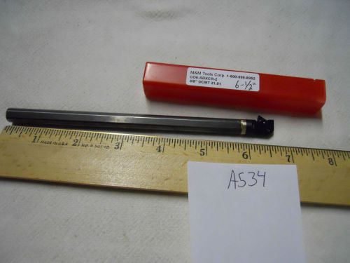 1 new 3/8&#034; back bore carbide boring bar. takes dcmt 21.51 carbide insert {a534} for sale