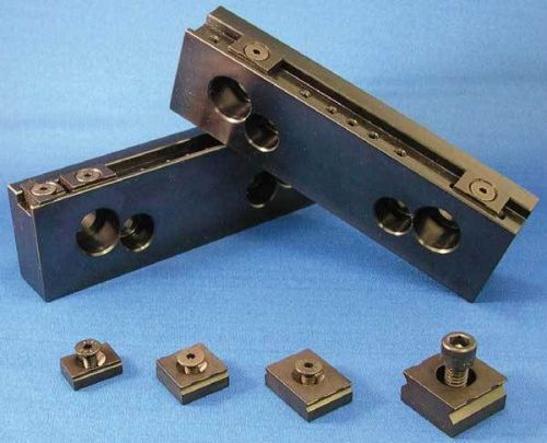 Mitee-Bite 4&#034;/6&#034; TalonGrip Steel Vise Jaw Set for CNC Mill Vises