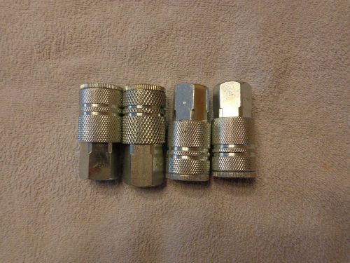 1/2&#034; Automotive/ Industrial Interchange x 1/2&#034; Female NPT Steel Coupler (QTY 4)