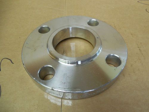 Enlin 2&#034; Stainless S/S Slip-On 4-Bolt Flange 150lb 6&#034; OD 304 CL126 B16.5 New