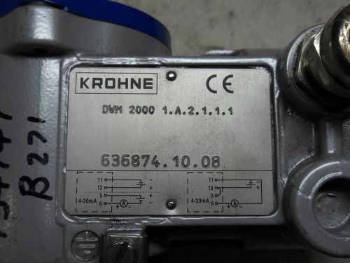 (x7-2) 1 new krohne 636874.10.08 flow meter for sale