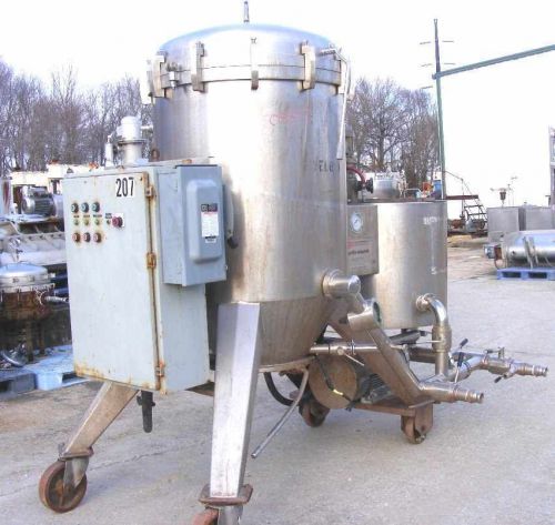 Velo vertical pressure leaf filter w mix tank model f-20 superfiltro autopulente for sale