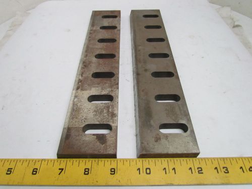 Zenith Cutter K53116 A00 Granulator Bed Knife Blades 7-Hole 12&#034; Set of 2