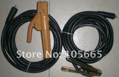 5 meters Electrode Holder and 5 meters Earth Clamp for welder welding machine