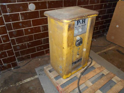 P &amp; H Arc Welder TI 295  SINGLE PHASE Power Source   Welding 230 /460 VOLTS AC