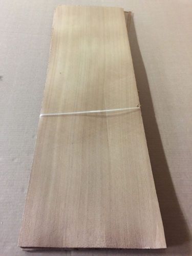 Wood veneer cedar 10x34 20 pieces total raw veneer &#034;exotic&#034; cy1 1-7-14 for sale