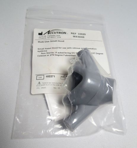 Accutron Multi Use Autoclavable Small Nasal Hood for Dental Nitrous Oxide N2O