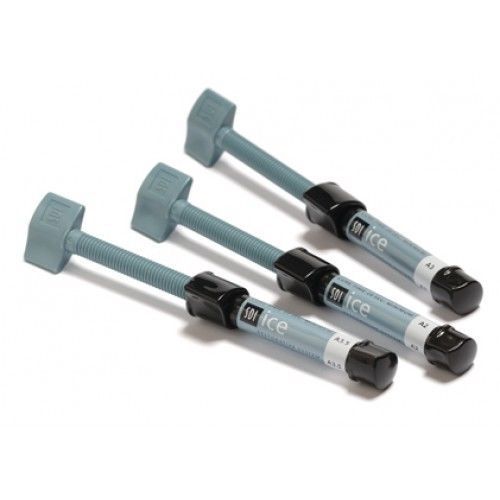 3 X SDI ICE DENTAL COMPOSITE RESTORATIVE SYRINGES (FREE SHIPPING WORLDWIDE)