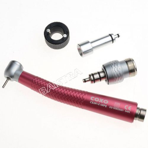 Dental coxo high speed handpiece standard push single spray quick coupler red !! for sale