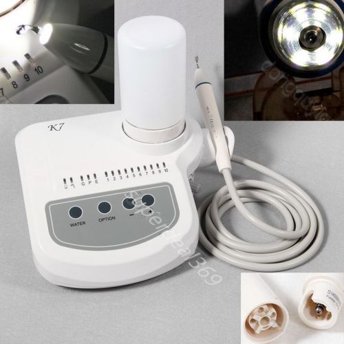 Dental Ultrasonic Piezo Scaler + Liquid Dosing LED Fiber Handpiece DTE + 8 Tips