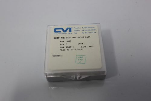 NEW CVI PLANO CONCAVE LENS LAB LASER PLCC-10.0-10.3-UV  (S14-1-9A,28A)