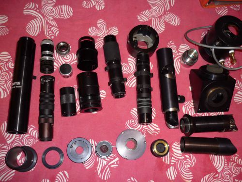 Optical Physics Part Lot - laser tube table adapter lens Cooke Telekinic DO Ind.