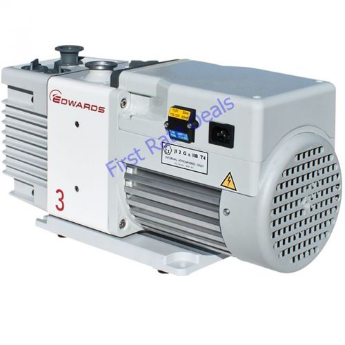 Edwards rv3 dual stage rotary vane vacuum pump 2.3 cfm lab vac 115/230 ac oil for sale