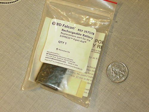 Falcon ref 357578 rechargable battery for express pipet-aid new in package! for sale