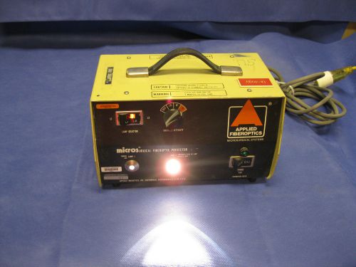 APPLIED FIBEROPTICS MICROSURGICAL FIBEROPTIC PROJECTOR