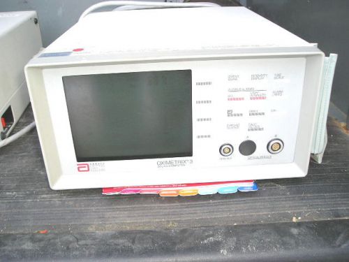 ABBOTT OXIMETRIX 3 SO2 CO CARDIAC OUTPUT COMPUTER