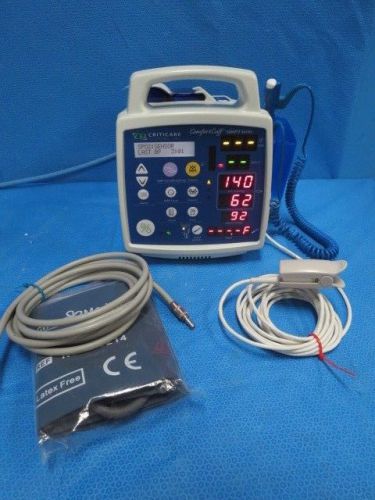 Csi criticare 506nt3 vital signs monitor sp02, nibp, temp, pulse and accessories for sale