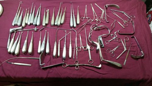 LOT SURGICAL MEDICAL INSTRUMENT ENT ORTHO EAR NOSE EYE FORCEP CLAMP MEDICAL