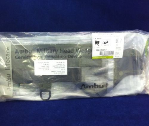 NEW AMBU MILITARY HEAD WEDGE CERVICAL IMMOBILIZATION DEVICE REF 000281153