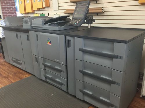 Konica minolta bizhub pro 1050e - with  perfect binder 2.3 mil meter clean for sale