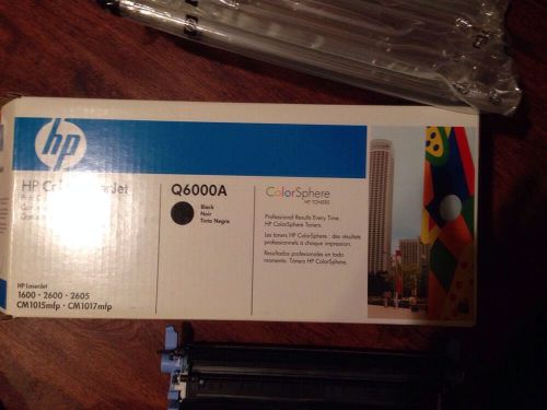 EMPTY -- Q6000A Black Toner Cartridge -for HP 1600, 2600, 2605, CM1015...