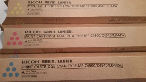 RICOH SAVIN LANIER PRINT CARTRIDGES C4500/ C4540/LD445c