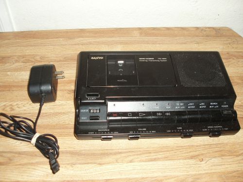 Sanyo Dictation Transcribing Cassette Machine Memo-scriber TRC-8800 TRC8800