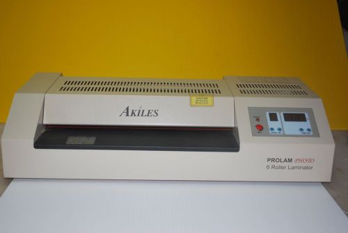 Akiles Prolam photo 6 roller photo printing graphic arts finishing Laminator NEW