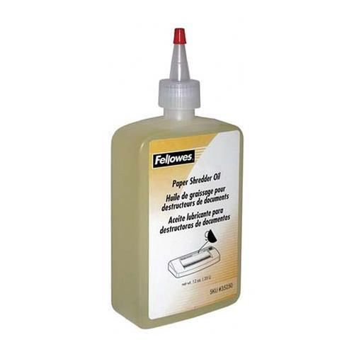 Fellowes powershred shredder lubricant, 12 oz bottle #lp35250peu for sale